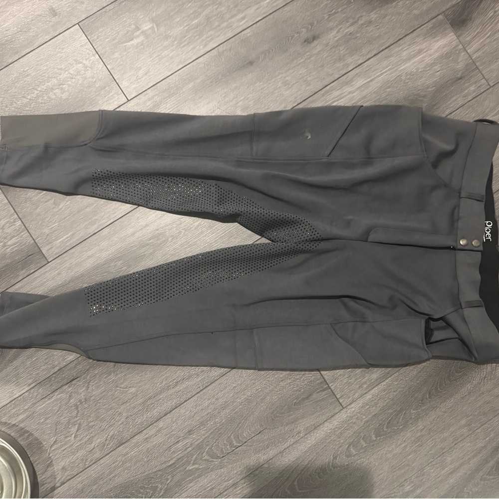 SmartPak Women's Gray Full Seat Breeches - Picture 4 of 5